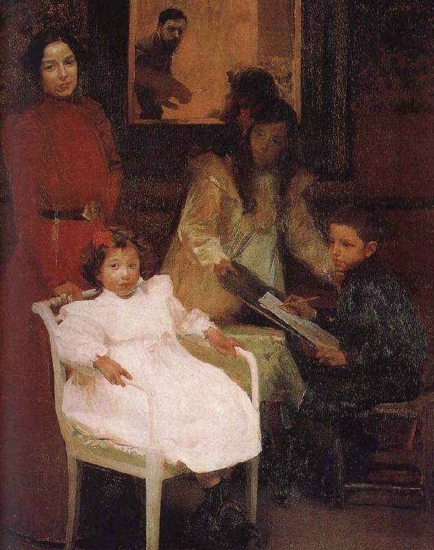 Joaquin Sorolla My family oil painting image